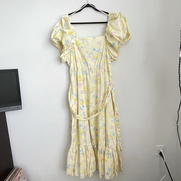 LoveShackFancy NWT yellow dress - Picture 7 of 9